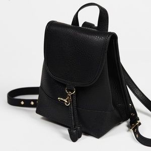 Free People Mini Backpack Black Like New